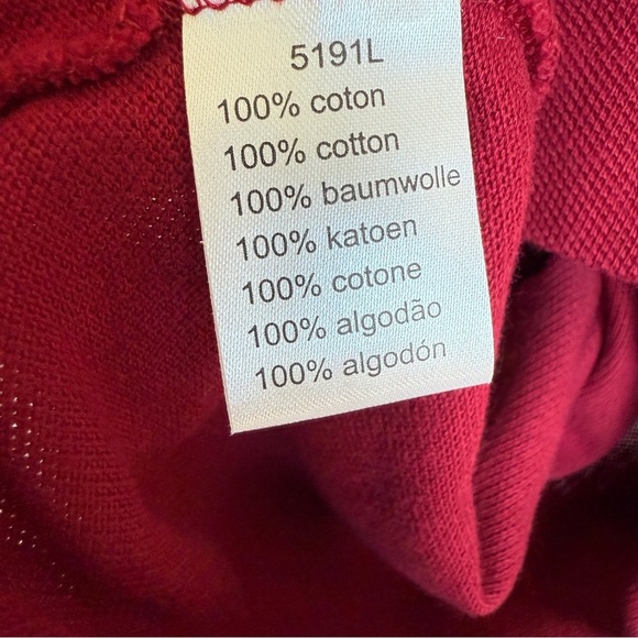Lacoste Men's Polo Shirt Red Size L Short Sleeve Casual Collared Cotton 2 Button - Picture 10 of 11